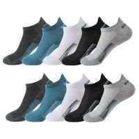 10 Pairs Mens Short Socks Pure Cotton Soft Breathable Mesh Sports High Quality Compression Summer Low-Cut Boat Socks For Male