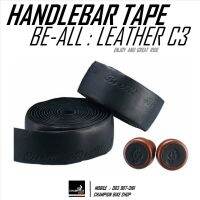 ผ้าพันแฮนด์เสือหมอบ หนังแท้ สีดำ BE ALL : LEATHER C3 HANDLEBAR TAPE