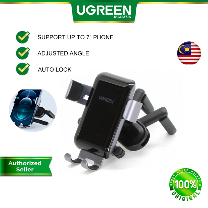 UGREEN Car Phone Holder Gravity Auto Stand Car Air Vent Mount Mobile Phone Holder for iPhone