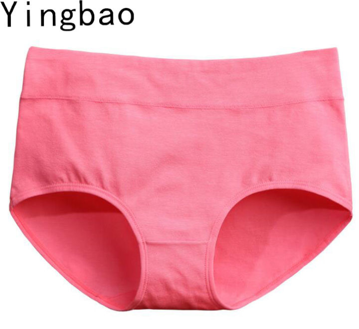 Yingbao M-3XL Panty for Women Underwear Cotton Stretch Ladies