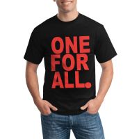 One For All My Hero Academia Funky MenS Pure Cotton T-Shirt High Sell Clothes
