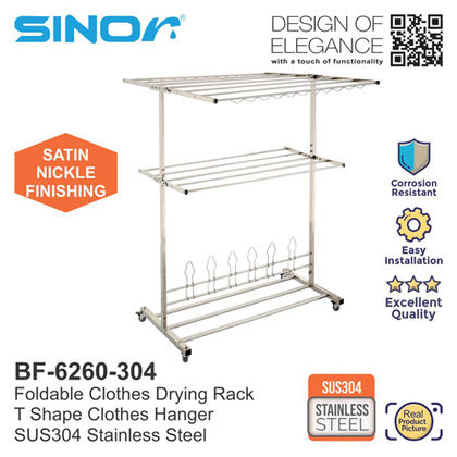 Sinor Stainless Steel Clothes Drying Rack BF-6250-304