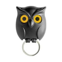 Black Night Owl Shaped Creative Key Hanger Rack Home Decorative Holder Wall Hook For Kitchen Bathroom Accessories Organization