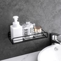 Stainless Steel Bathroom Shelf Shower Gel Adhesive Shampoo Holder Suction Cup Basket Makeup Wall Storage Organizer Rack