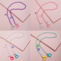 【cw】 Fashion Face Chain Beads Glasses Chains vintage Metal Sunglasses Hangs Lanyards Eyewear Holder