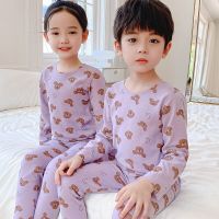 Toddler Girls Boys Clothes Childrens Cotton Pajamas Set Teenagers Sleepwear Baby Nightwear 2PCS Pyjamas For Kids 6 8 10 12Years