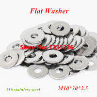 【✱2023 HOT✱】 jierzu 20ชิ้น/ล็อต M10 Washers A4ทะเลเกรด/316สแตนเลส M10 * 30*2.5