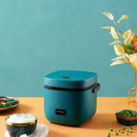 หม้อหุงข้าวไฟฟ้า หม้อหุงข้าว 0.8 ลิตร + ซึ้งนึ่ง Smart Mini Rice Cooker