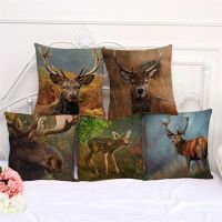 【CW】❧✜♂  Wildlife Pillowcase Face Cushion Cover Room Decoration 45x45cm