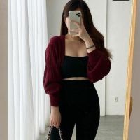 Fx SHOP LIAM OVERSIZE CROP CARDIGAN LINKA CROP OUTER BOLERO OUTER KNIT PREMIUM CROP Carddi