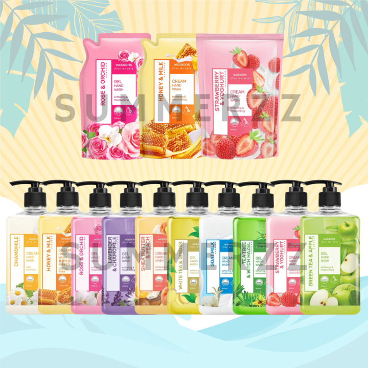 Watson Watsons Gel Hand Wash/Hand Soap Cream Gel 500ml Lazada