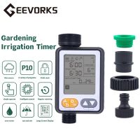 LCD Garden Watering Timer Irrigation Controller Rain Sensing Control Digital Programmable Faucet Watering Irrigation System