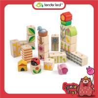 Tender Leaf Toys ของเล่นไม้ ของเล่นเสริมพัฒนาการ ชุดบล็อกธีมสวน Garden Blocks