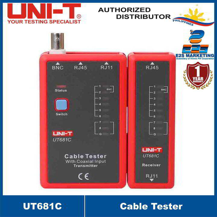 UNIT Cable Tester UT681C Cable Tester; Telephone and Network Line