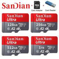 หน่วยความจำแบบเดิมการ์ดสมาร์ทการ์ด SD ความเร็วสูง1TB 512GB Class10การ์ด TF พร้อมการ์ดอะแดปเตอร์สำหรับแท็บเล็ต/พีซี/สมาร์ทโฟน/กล้อง