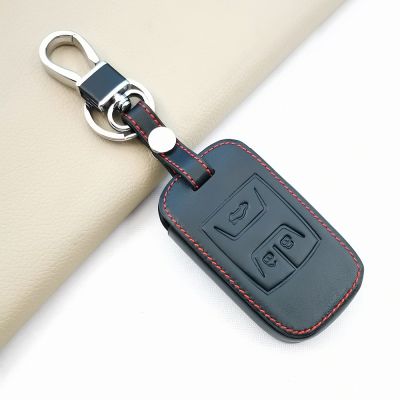 ✉✔♤ New Leather Car Key Cover Keychain Case For Chery Tiggo 2 3x Arrizo 4 5txs 5 Pro Gx 5x EQ7 7 8 Pro Exeed 2019 2020 2021 3 Button
