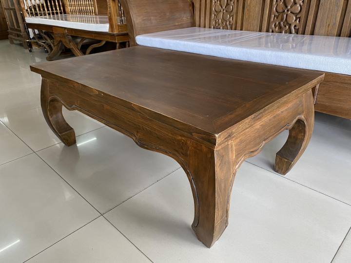 โต๊ะกลางไม้สัก-โต๊ะไม้สัก-ไม้แก่-ขนาดสูง-40x100x60-cm-โต๊ะรับแขกไม้สัก-จัดส่งทั้งโต๊ะ-ประกอบแล้ว-ไม้สักแท้-teak-wooden-table-living-room