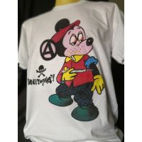 เสื้อวงนำเข้า Seditionaries Mickey Drug s Ska Punk Rock Hardcore Retro Style Vintage T-Shirt ราคาส่ง รับประกัน เสื้อ ปลายทาง