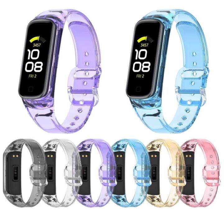 【Hàng Có Sẵn】 Cho Galaxy Fit 2 Samsung SMR220 Màu Nhạt TPU Dây Đồng Hồ