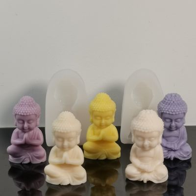 Decoration DIY Handmade Candle Candle Silicone Mold Mold Little Buddha