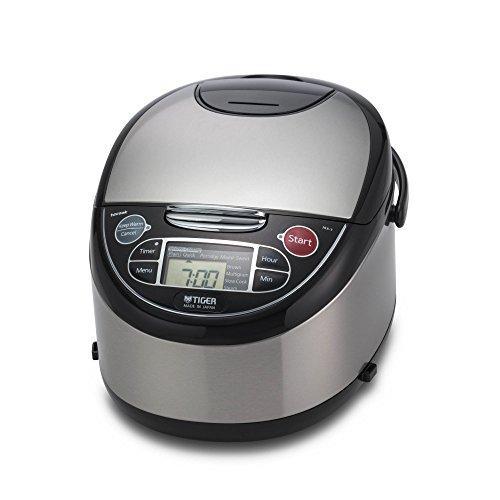 Tiger Jax T U K Cup Uncooked Micom Rice Cooker With Food Steamer