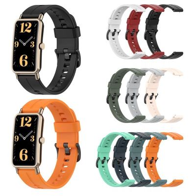 vfbgdhngh Silicone Strap For Huawei TalkBand B6 B3 Smart Watch 16mm Sports Bracelet Replacement Wristband For Huawei Fit Mini Accessories
