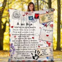 Spanish Flannel Blanket to My Daughter Son Durable High Quality Comfortable for Home Textiles Dreamlike Gift Blanket 150x200cm