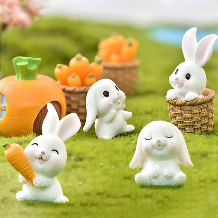 7pcs-miniature-garden-figurines-rabbit-mini-animals-figurines-diy-crafts-ornament-mini-landscape-decor-for-cake-toppers