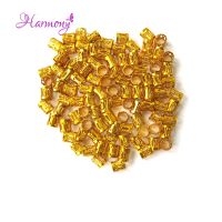 【cw】 100pcs/lot Gold ring dreadlock beads for braids hair dreadlocks adjustable cuff clips 【hot】 !