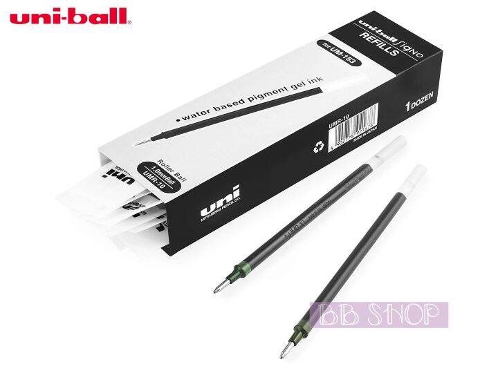 Uni-ball Signo Board Roller Ball Pen Refill For Um-153 1.0mm Black Ink 