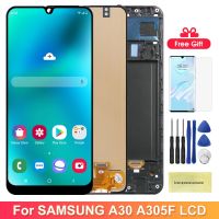 fyjhAAA+ Quality A30 SM-A305F/DS A305GT/DS Display Screen With Frame for Samsung Gaxlay A30 Lcd Display Touch Screen Digitizer Parts