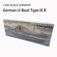 * 1: 200ขนาดเรือรบสงครามโลกครั้งที่สอง U-เรือประเภท IX B เยอรมัน U-107เรือดำน้ำพลาสติกรูปแบบการชุมนุมของเล่นไฟฟ้า XC80914