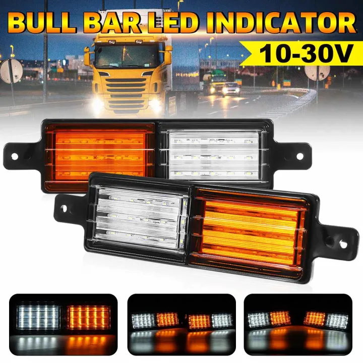 2 Piece 12V 24V Led Car Truck Bull Bar Light Bullbar Front Bumper Light ...