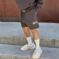 Top Quality 2022 new FOG FEAR OF GOD double line ESSENTIALS 1977 shorts pants men