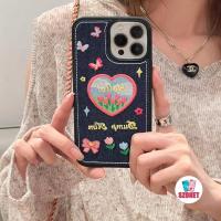 เคสโทรศัพท์มือถือ ขอบซิลิโคน ลายดอกไม้น่ารัก สําหรับ iPhone 14 13 12