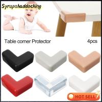 SYRUPSHADDOCKING 4Pcs ที่รัก ความปลอดภัยของเด็ก ความปลอดภัย ตัวป้องกันมุมโต๊ะ แถบป้องกันการชนกัน ยามเข้ามุม การป้องกันขอบ