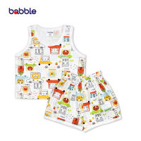 [คูปอง15%] BABBLE เสื้อกล้ามเด็ก ชุดเสื้อกล้าม ผ้าฝ้าย100% (5 ลายให้เลือก) อายุ 3 เดือน ถึง 5 ปี (TV003) BTV