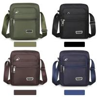 QianXing Shop Summer MenS Nylon Fabric Diagonal Span Bag Single Shoulder MenS Bag Outdoor Leisure Multi-Purpose Bag