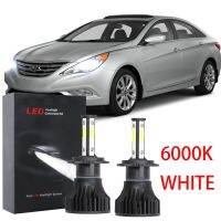 New ชุดหลอดไฟหน้าฮาโลเจน LED 6000K 2012 2011 แบบเปลี่ยน สําหรับ Hyundai Sonata YF 2009-2014