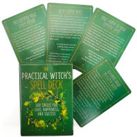 The Practical Witchs Spell Deck High Quality Tarot Divination Board Games Party Entertainment Games Occult Card Game