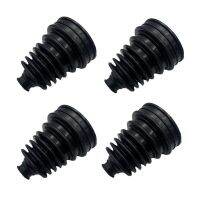 4PCS Black Universal Silicone CV Constant-velocity Dust Cover Joint Boot Drive Shaft Universal Strong Elasticity Cars Tools