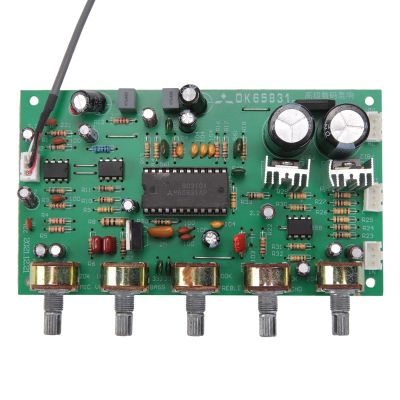 1 Pcs Karaoke Reverb Board Home Theater Dynamic Microphone Electret Amplifier Module Exceeds M65831 OP Amp Preamplifier Board Plastic