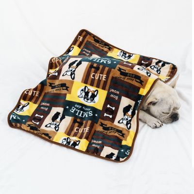 [pets baby] ที่นอนสัตว์เลี้ยงคลุมผ้าห่มอุ่นที่นอนสุนัขผ้าห่มขนแกะนุ่มสัตว์เลี้ยง-Aliexpress