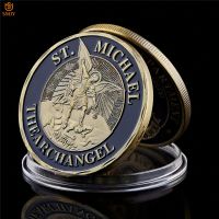 The Archangel St. Michael Our Fallen Officer Patron Service Honor USA Challenge Coin Collectibles Badge