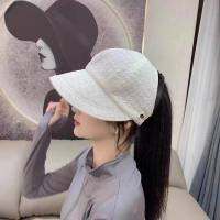 2023 New Women Hollow Out Knit Dome Bucket Hat Wide Brim Foldable Beach Caps Summer Sun Hat Outdoor Baseball Cap