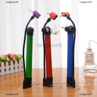 langyouzi9 1pcs จักรยานปั๊มเติมลมจักรยานมือมินิแรงดันสูงปั๊มจักรยาน Air Ball PUMP สำหรับอุปกรณ์บาสเกตบอลฟุตบอล