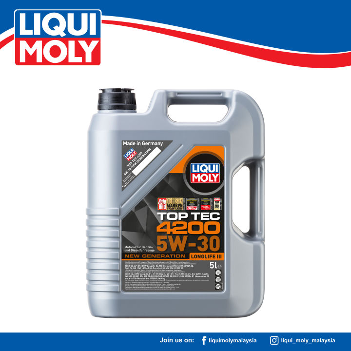 Featured Product: LIQUI MOLY Top Tec 4200 5W-30 New Generation