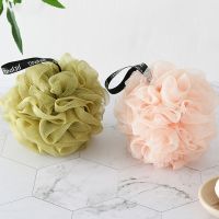 Soft Mesh Bath Sponge Ball Nylon Cleaning Brush Shower Sponge Puff Body Cleaner Exfoliating Scrubber Bath Ball Bathroom Supplies