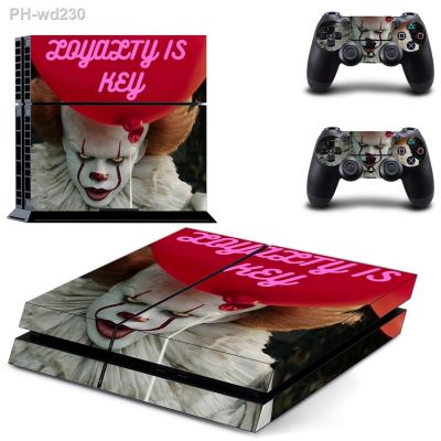 Pennywise PS4 Stickers Play station 4 Skin Sticker Decals For PlayStation 4 PS4 Console amp; Controller Skins Vinyl