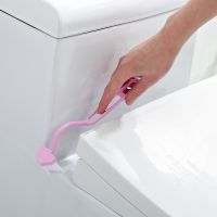 【CC】❀☇  Toilet Cleaning Bending Handle Scrubber Accessories Shower Room